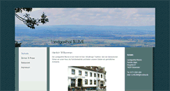 Desktop Screenshot of hotel-blume-stutensee.de